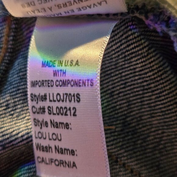 Slvrlake LouLou Cropped Mid Rise Slim Leg Jeans California Wash Size 29 LLOJ701S - Picture 8 of 8